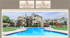 Desktop Screenshot of foxbendtownhomes.com